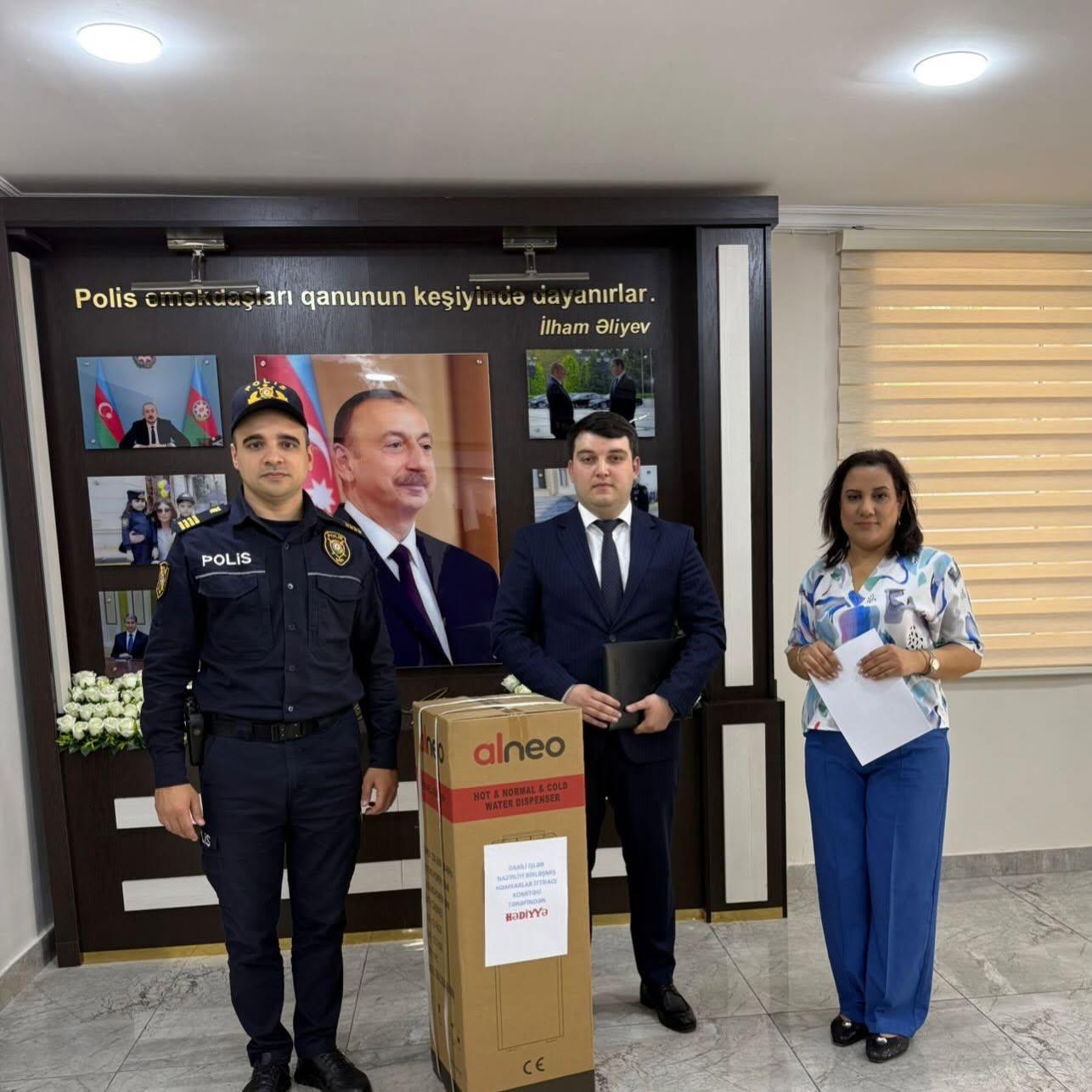 DİN Birləşmiş Həmkarlar İttifaqı Komitəsi tərəfindən 8 təşkilata su dispenserləri təqdim olunub