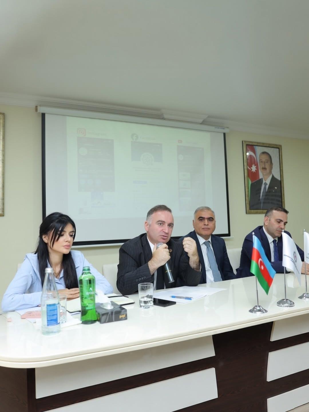 Şirvan şəhərində zona üzrə Həmkarlar İttifaqı təşkilatlarının üzvləri ilə görüş keçirilib